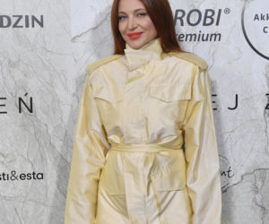 Szapołowska w czerni, Fijał z futrem w ręku i olśniewająca Steczkowska. Tłum gwiazd u Zienia