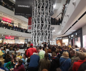 Dzikie tłumy w Galerii Libero. Centrum handlowe świętowało urodziny. Była też loteria 