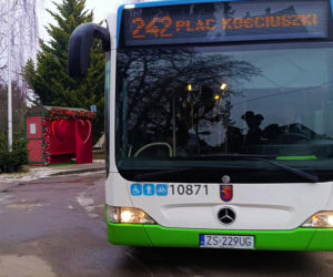 Romantyczny przystanek autobusowy w Moczyłach