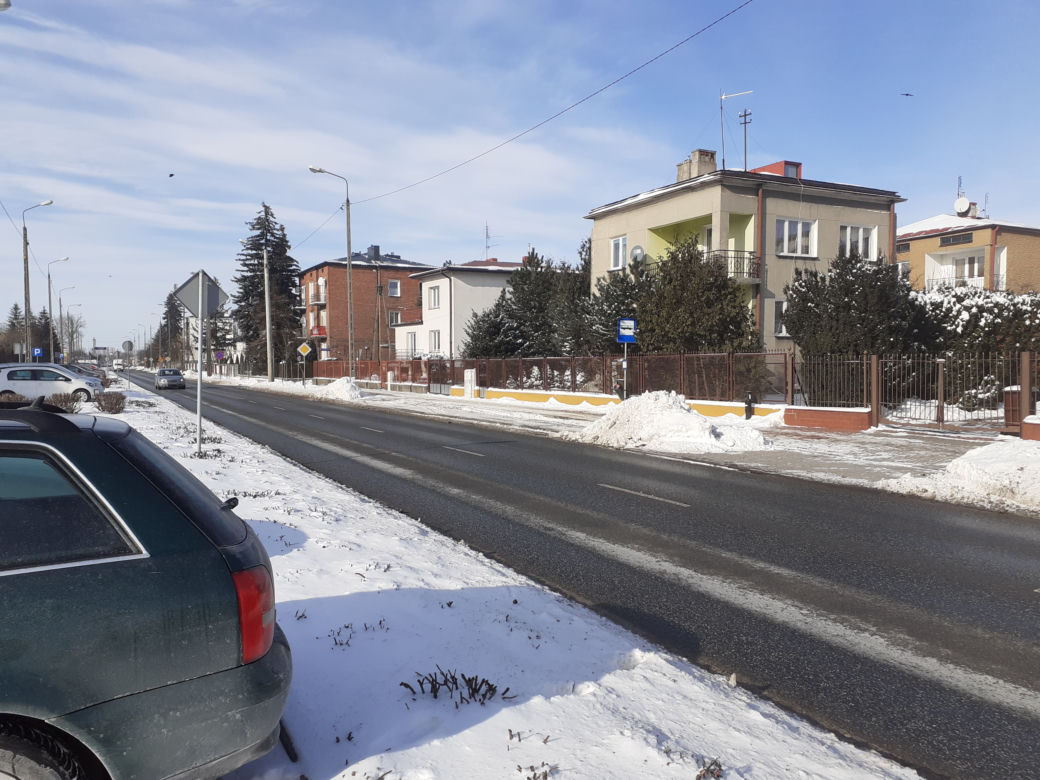 Jak wyglądała okolica ulicy Prusa w Siedlcach w połowie lutego 2021