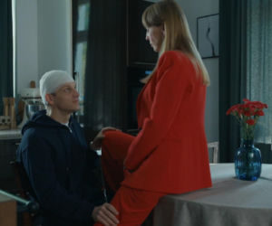 Barwy szczęścia, odcinek 3305. Łukasz (Michał Rolnicki), Agnieszka (Katarzyna Tlałka)