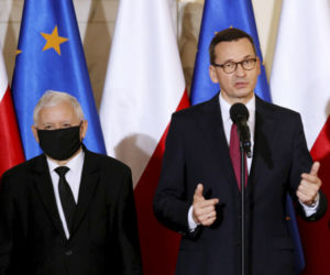 Jarosław Kaczyński i Mateusz Morawiecki