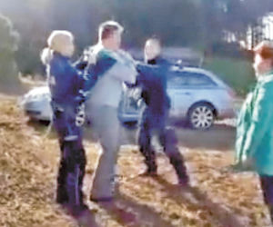 Naród podziwia interwencję policjantów