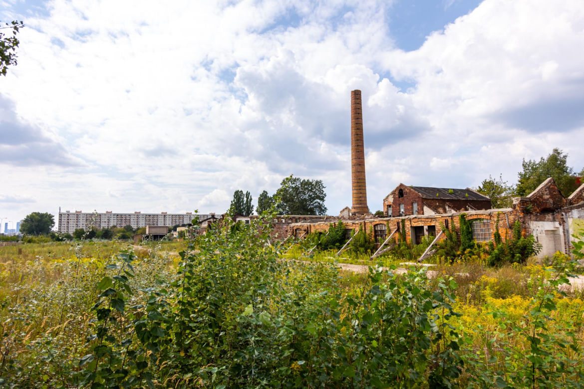 Drucianka Campus na terenie fabryki Drucianka – widok z oddali