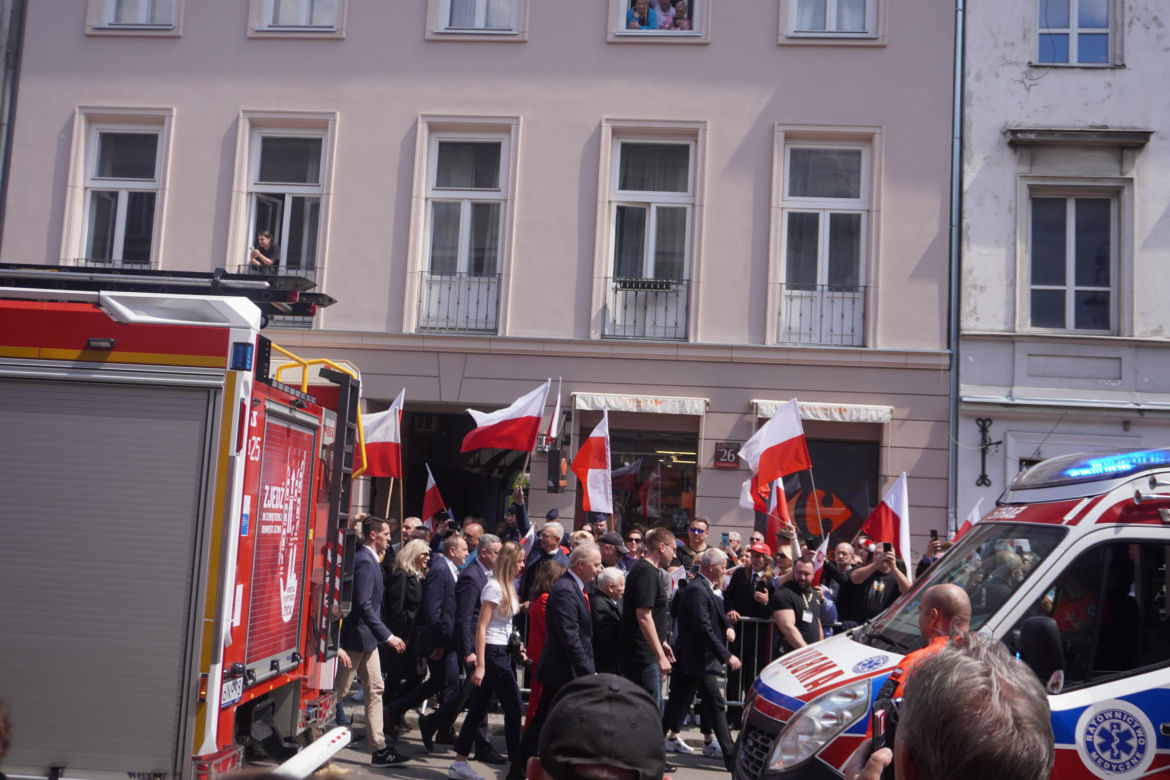 "Wielki marsz za Polską" Karola Nawrockiego 25.05.2025