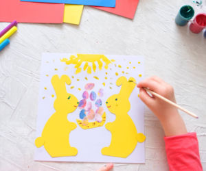 Kartka wielkanocna DIY. Zainspiruj się i zrób to sam (albo z dzieckiem)!