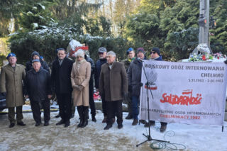 43 rocznica zwolnienia z internowania w Wojskowych Obozach