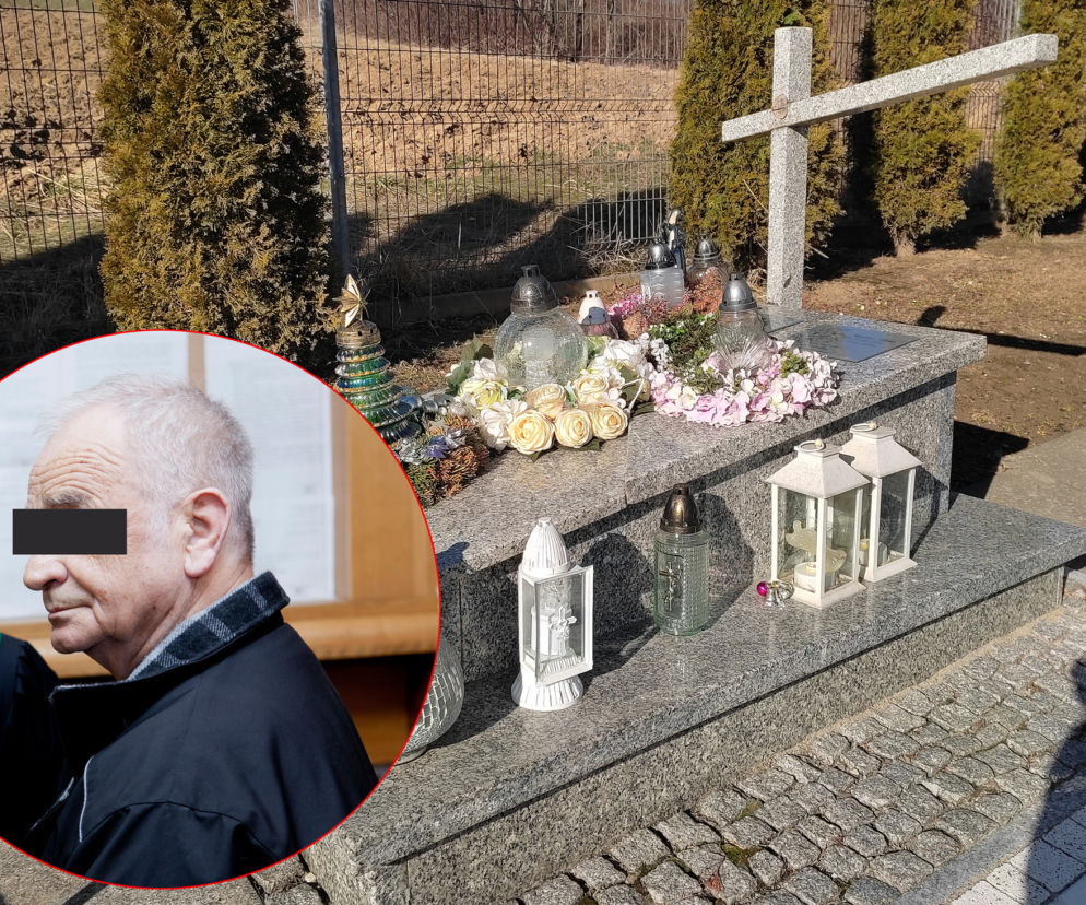 Grób zagłodzonej Madzi P. z Brzeznej 
