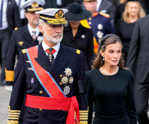 Karol Nawrocki na pogrzebie króla