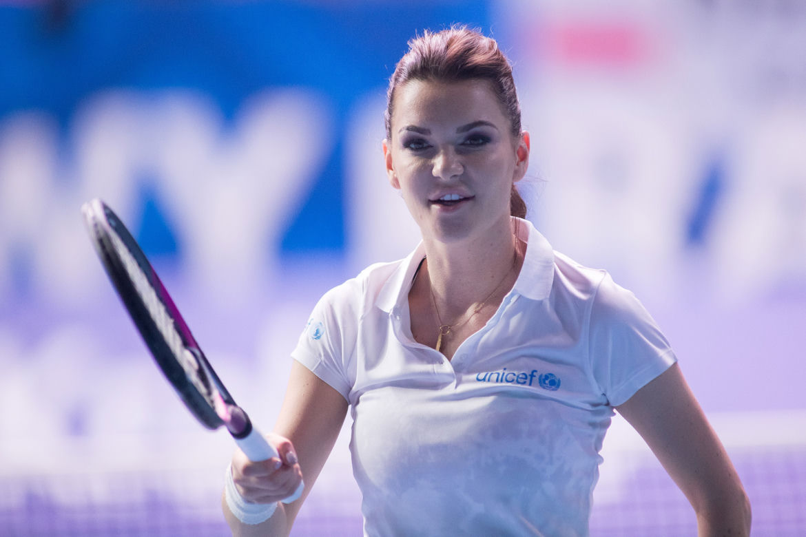 Agnieszka Radwańska zachwyca