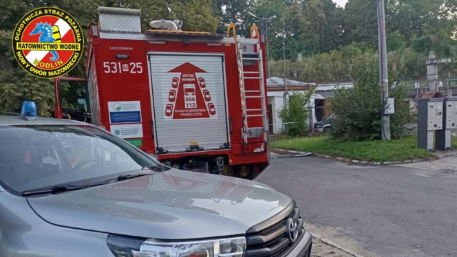 Zwłoki w Wiśle przy ujściu Narwi