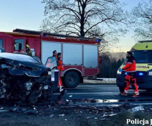 Wypadek na DK5. Osiem osób rannych