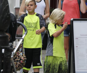 Gwen Stefani z rodziną na lodach