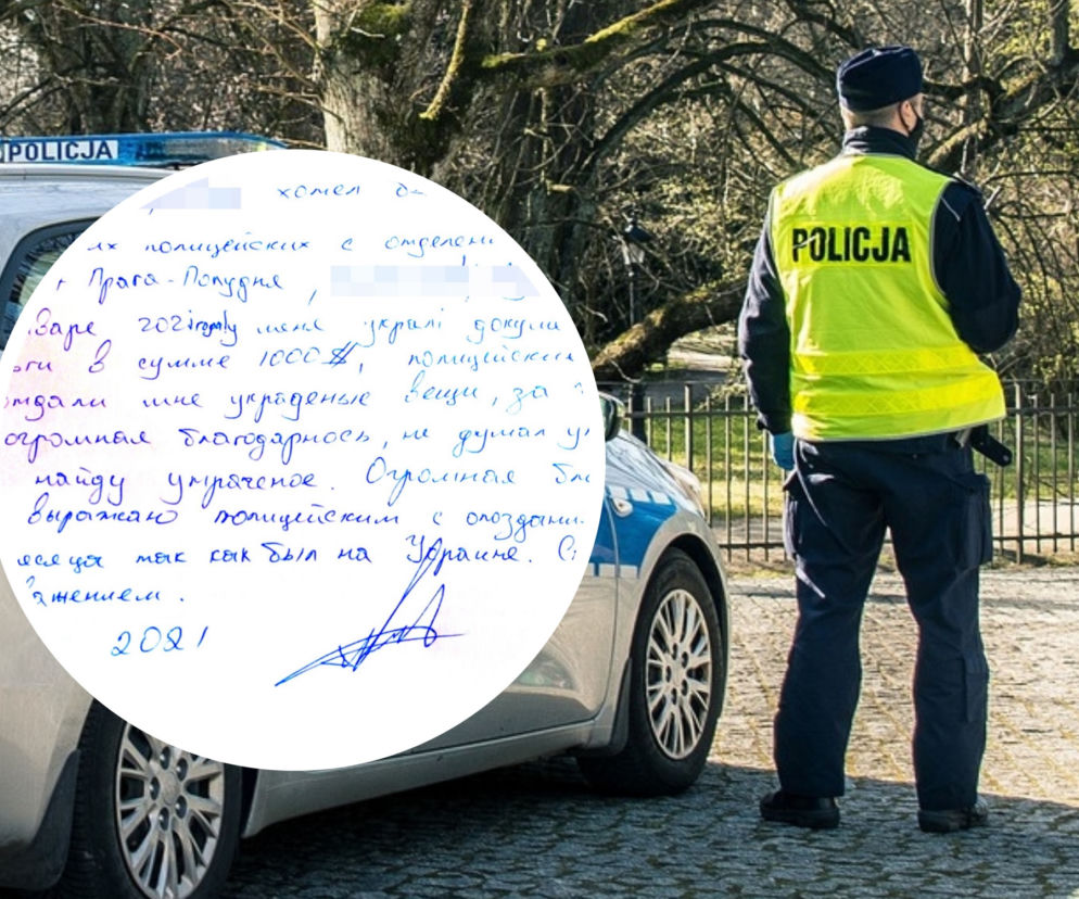 Andriej stracił dorobek życia. Z pomocą przyszła policja. Jego podziękowania wzruszają do łez