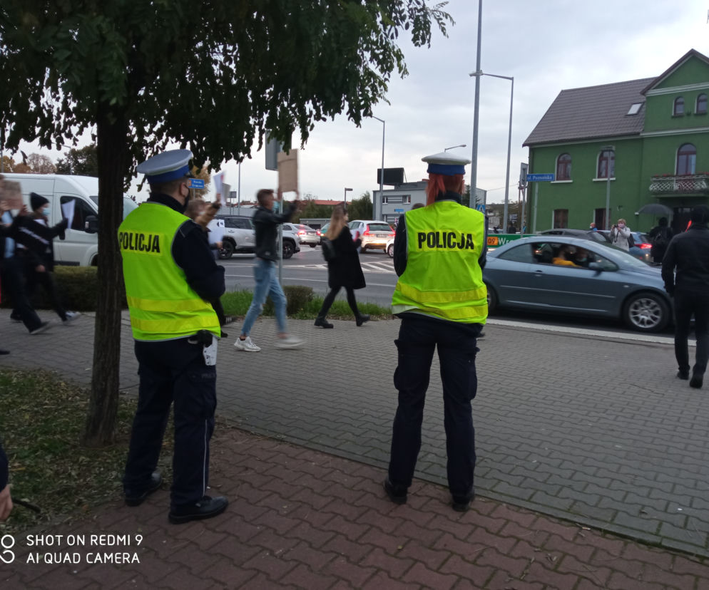 protest na Rondzie Gronowo