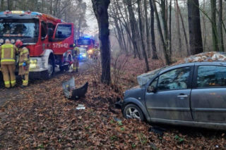 Kolizja koło Miejskiej Górki