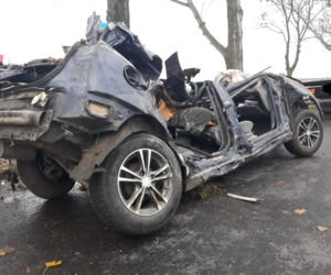 Dwie osoby nie żyją. Tragedia na drodze w pow. kościańskim