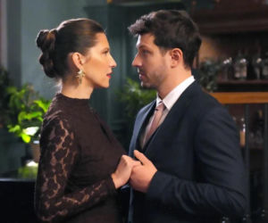 Barwy szczęścia odc. 3362. Regina (Kamila Kamińska), Justin (Jasper Sołtysiewicz)