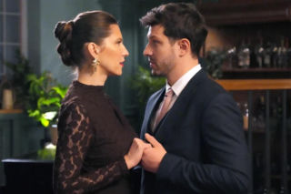 Barwy szczęścia odc. 3362. Regina (Kamila Kamińska), Justin (Jasper Sołtysiewicz)