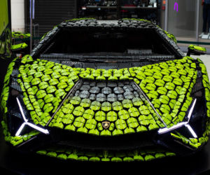 Lamborghini Sian z klocków LEGO - model w skali 1:1