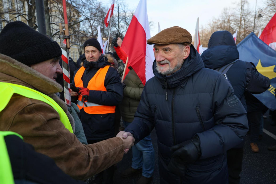 Protest rolników w Warszawie (9.01.2026)