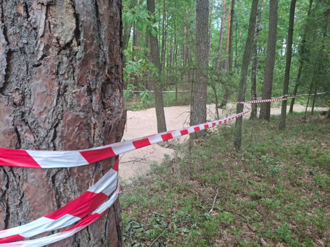 Tajemnicza maź zalała las pod Starachowicami. Policja i leśnicy badają sprawę