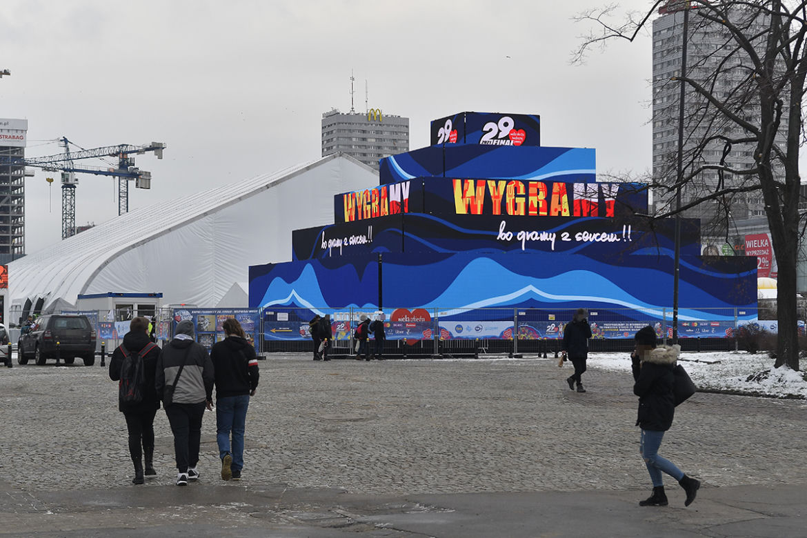 Tak wygląda centrum dowodzenia WOŚP w Warszawie