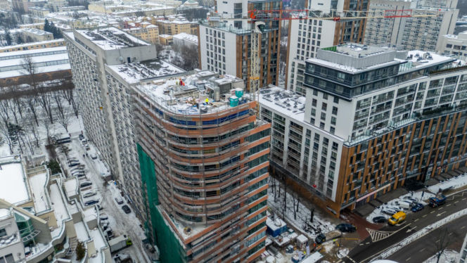 Apartamentowiec Flare przy Grzybowskiej 6A w Warszawie