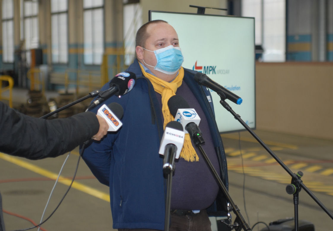 Krzysztof Balawejder, prezes MPK Wrocław
