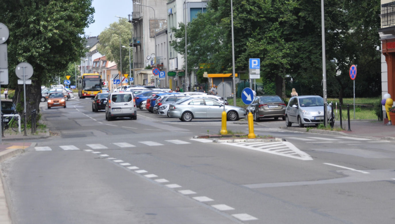 Ulice Paderewskiego - Sienkiewicza w Kielcach