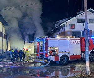 Potężny pożar pod Warszawą