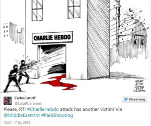  Atak terrorystyczny na Charlie Hebdo - rysunki satyryczne po ataku