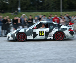 Gumball 3000 2017 w Warszawie pod Stadionem Narodowym