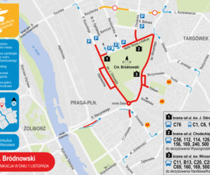 Cmentarz Brudnowski: komunikacja 1 listopada