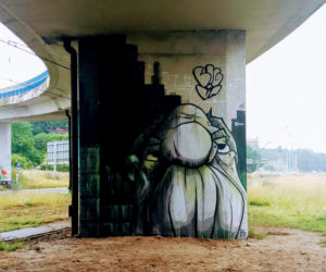Murale na filarach Trasy Zamkowej
