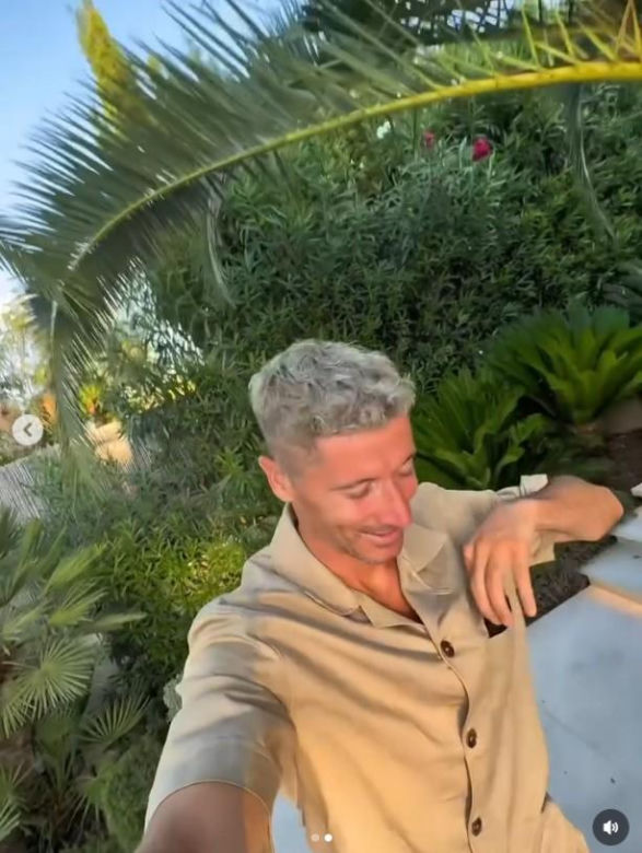 Robert Lewandowski przefarbował się na blond
