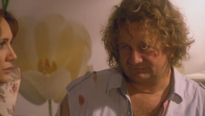 Ranczo 8 sezon odc. 99. Lucy (Ilona Ostrowska), Kusy (Paweł Królikowski)