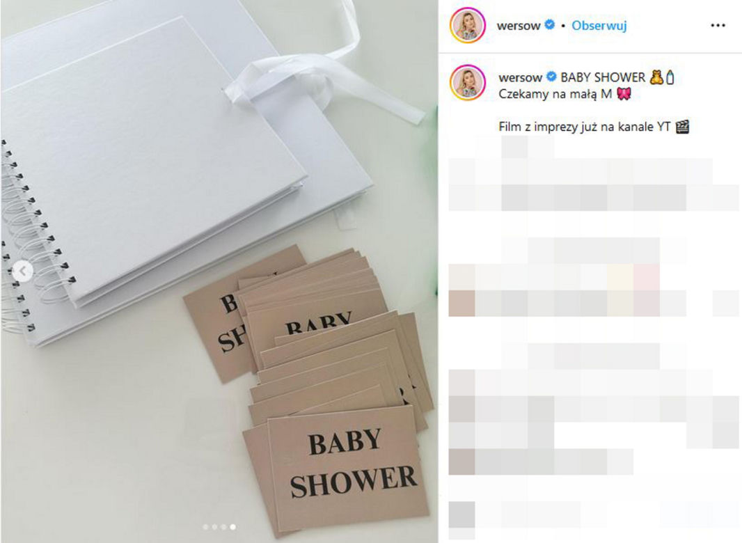 Wersow i Friz zorganizowali baby shower