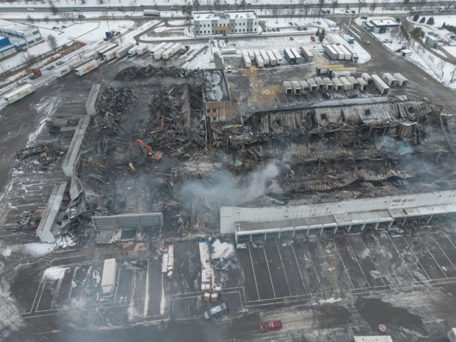Wielki pożar magazynu pod Poznaniem. Skala zniszczeń poraża!