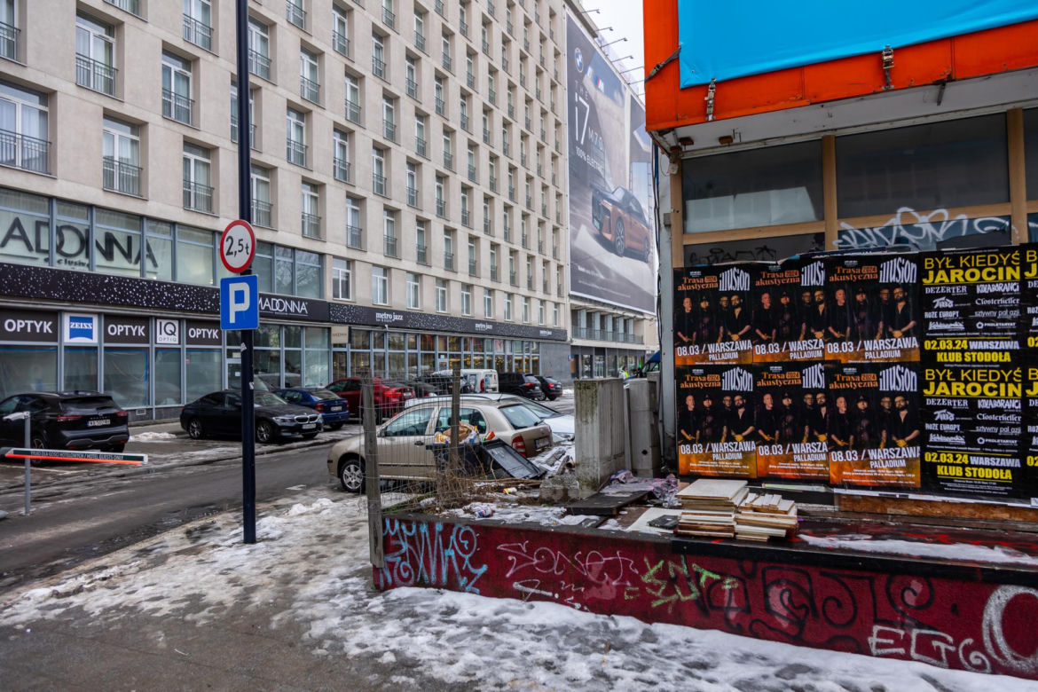 Stan obecny dawnego modernistycznego Pawilonu Cepelii