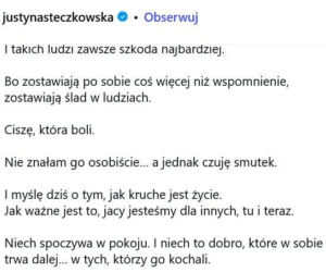 Wzruszające sceny po śmierci Litewki. Steczkowska zdobyła się na poruszający gest