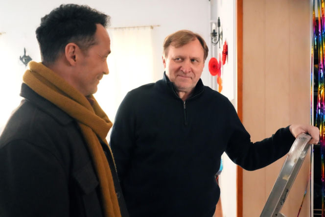 Odcinek 3393 Barwy szczęścia: Rafał Cieszyński (Mariusz), Piotr Kazmierczak (Dąbrowski)