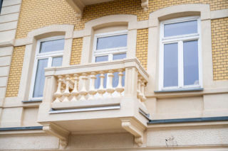 Zabytkowa kamienica przy ul. Targowej 62