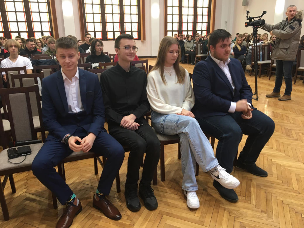 Spotkanie prezydenta Grudziądza z lokalną młodzieżą