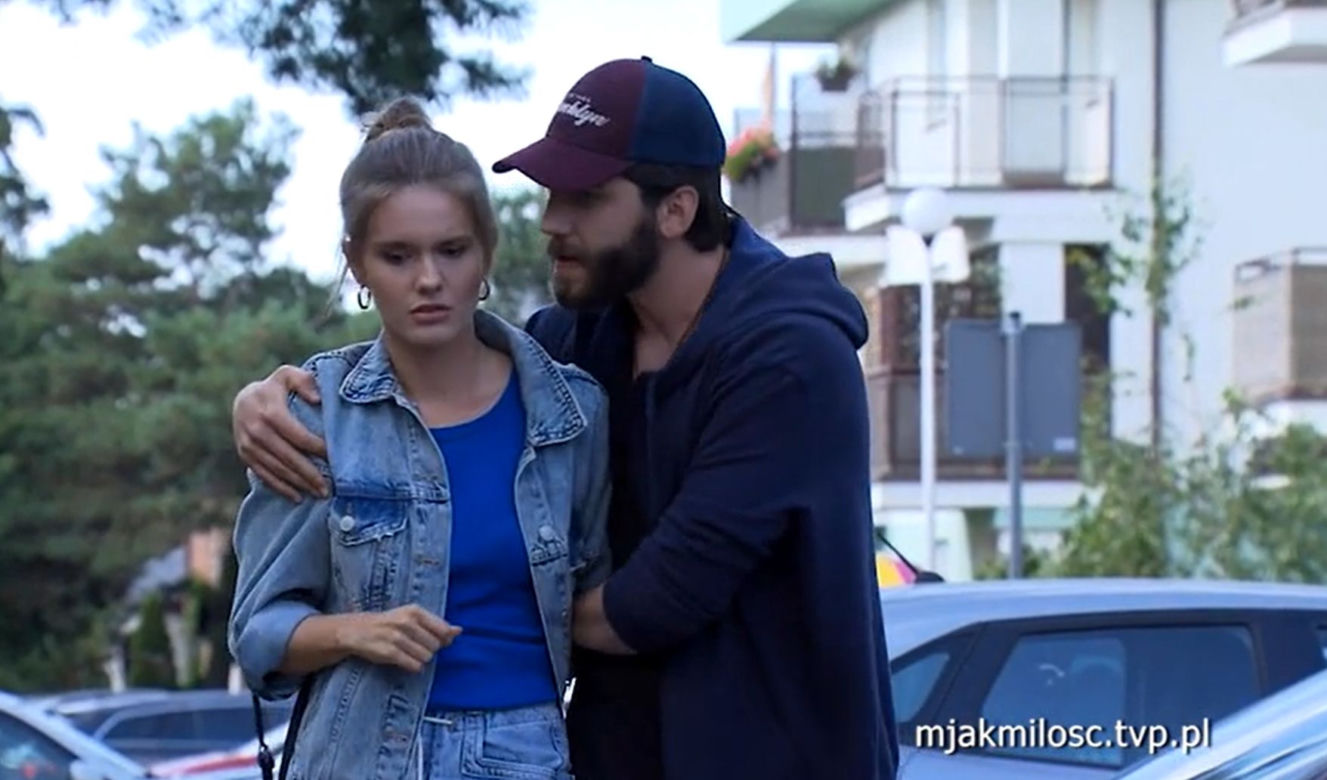M jak miłość: Franka (Dominika Kachlik), Krzysiek (Michał Chruściel)