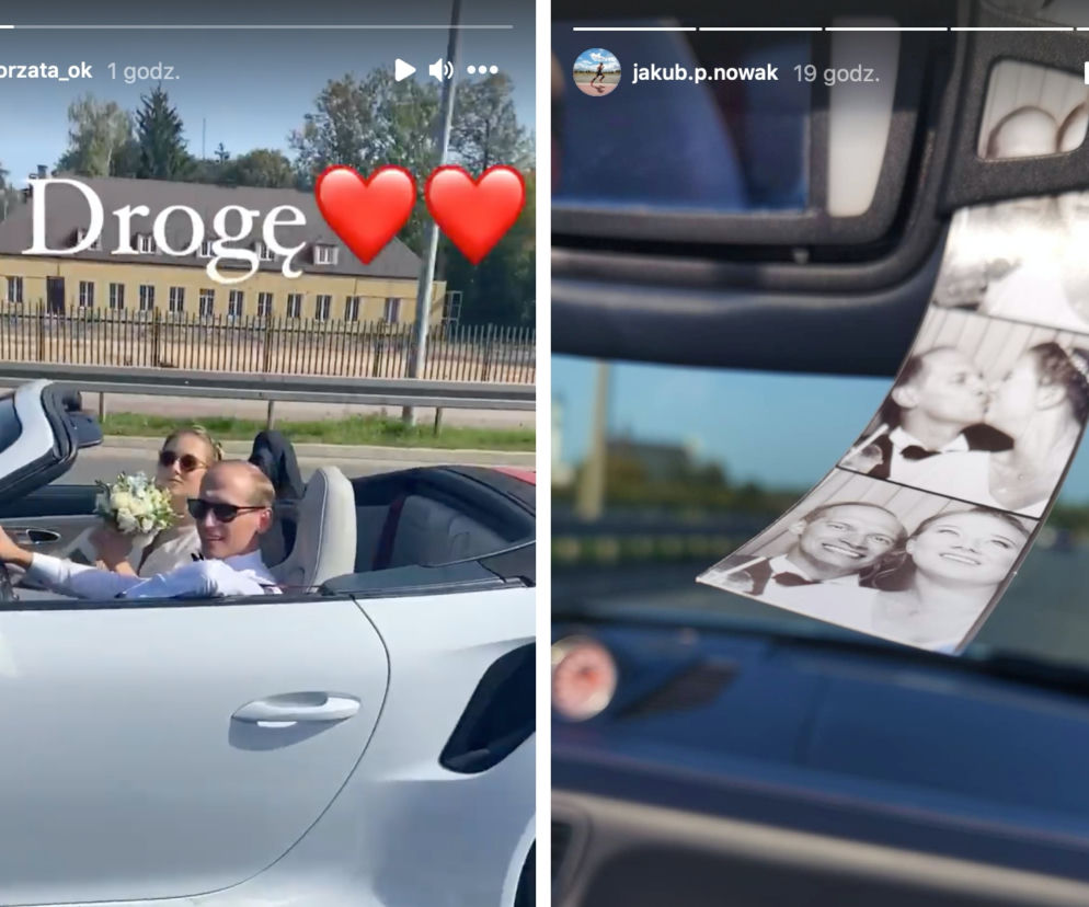 Julia Królikowska i Jakub Piotr Nowak w Porsche 911 Turbo S Cabriolet