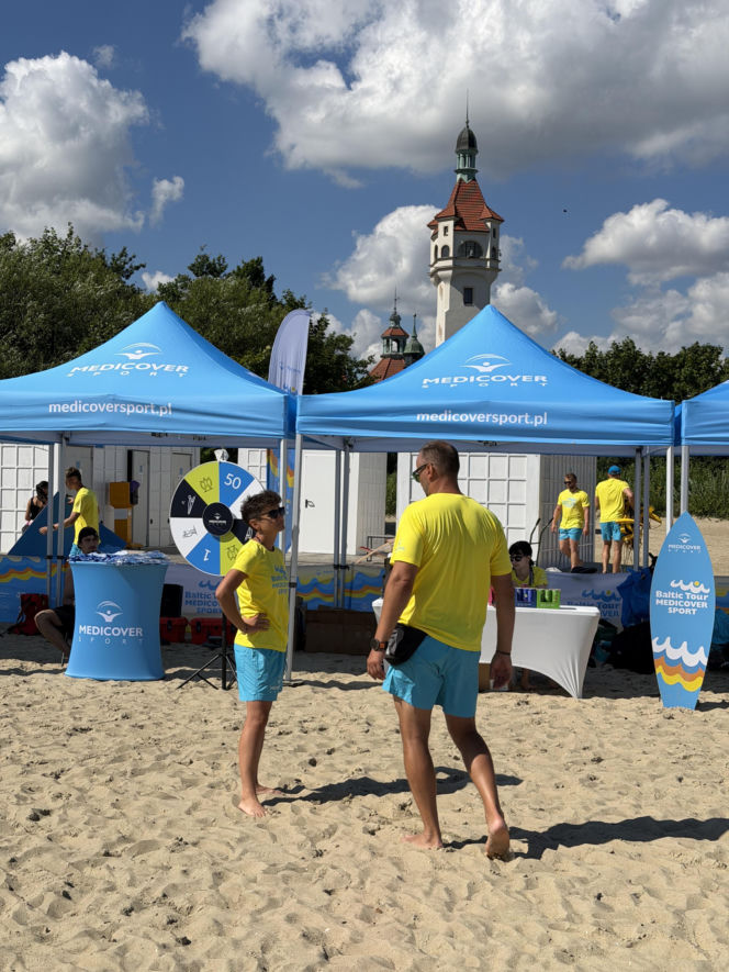 Słoneczny Sopot zdobyty! Baltic Tour Medicover Sport napędza wakacyjną energię Trójmiasta!