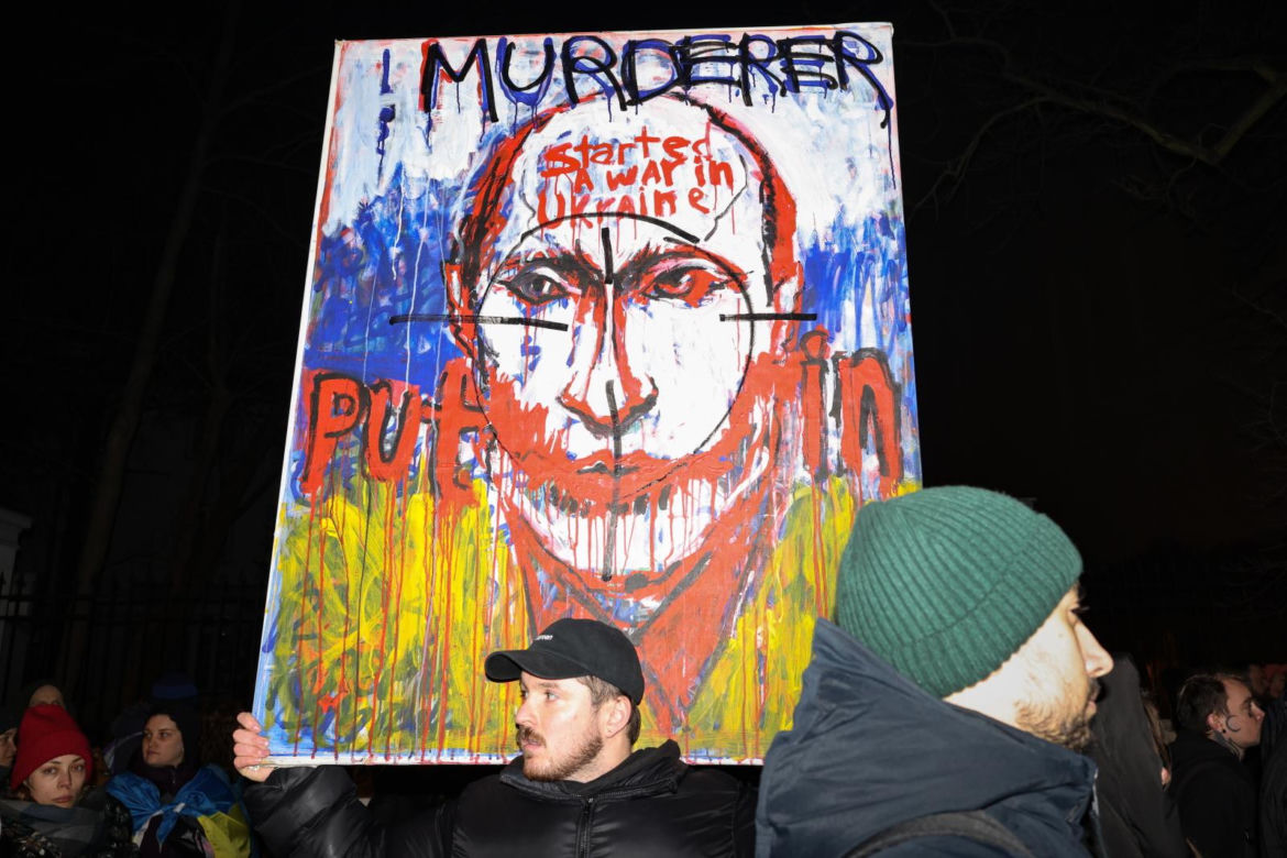 Manifestacja "Dziękujemy, Ukraino!" w Warszawie (24.02.2025)