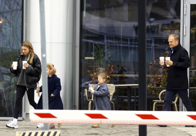 Rodzinna kawka Tuska