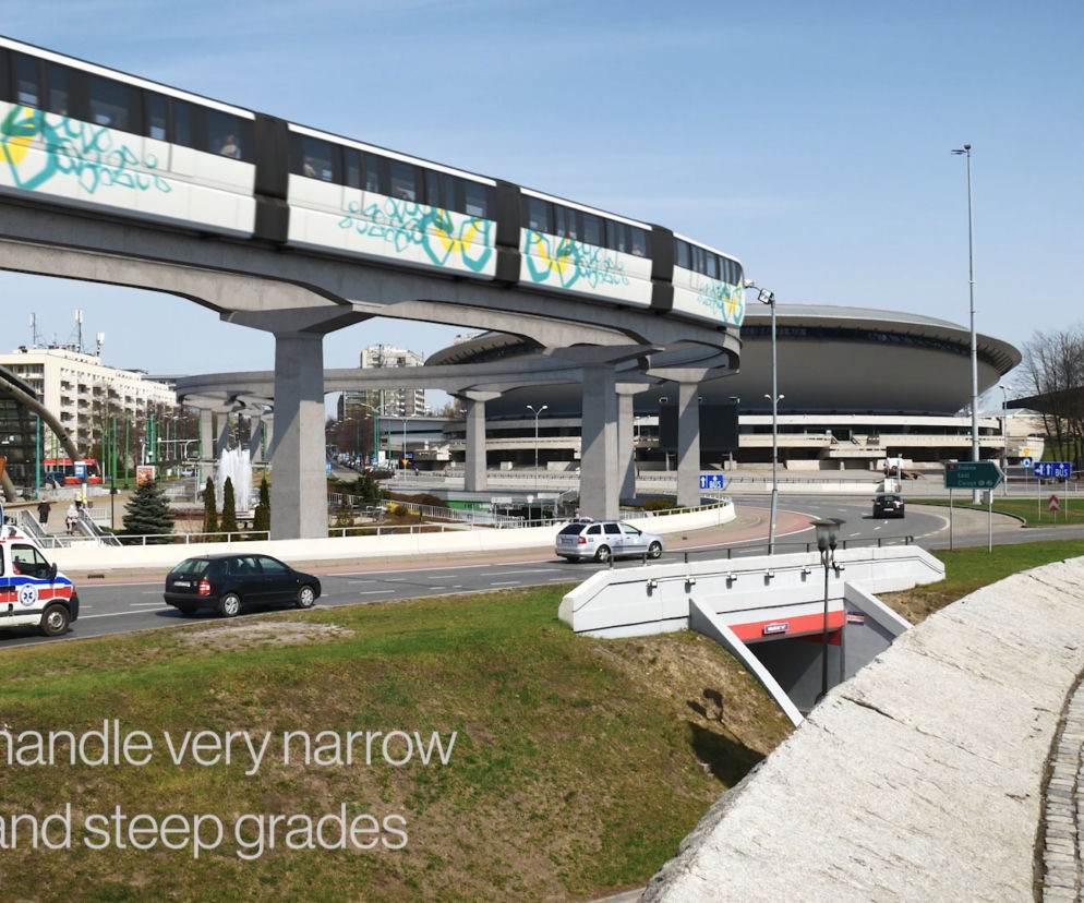 Monorail nad śląskimi miastami
